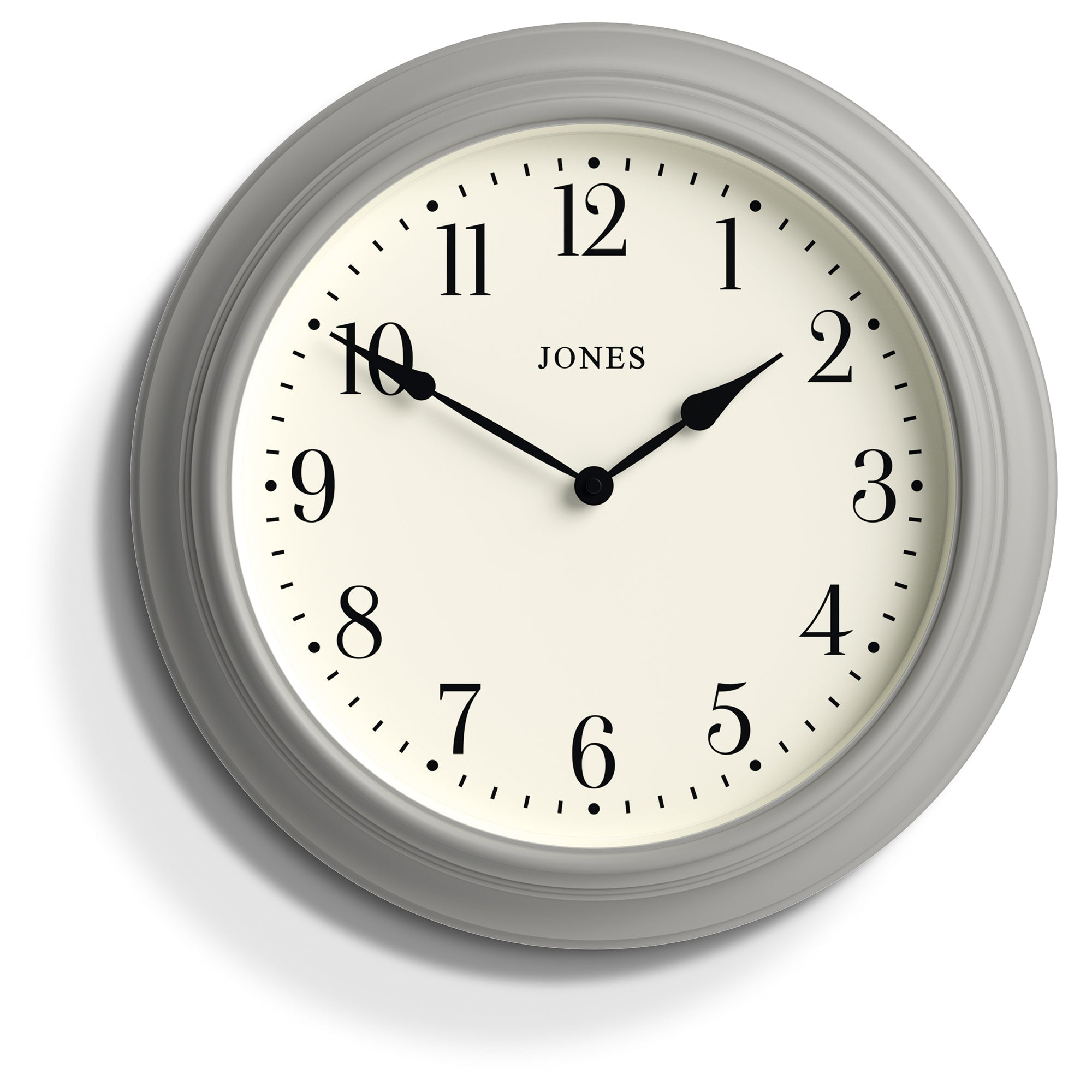 Newgate Jones Supper Club Wall Clock Cloud Grey