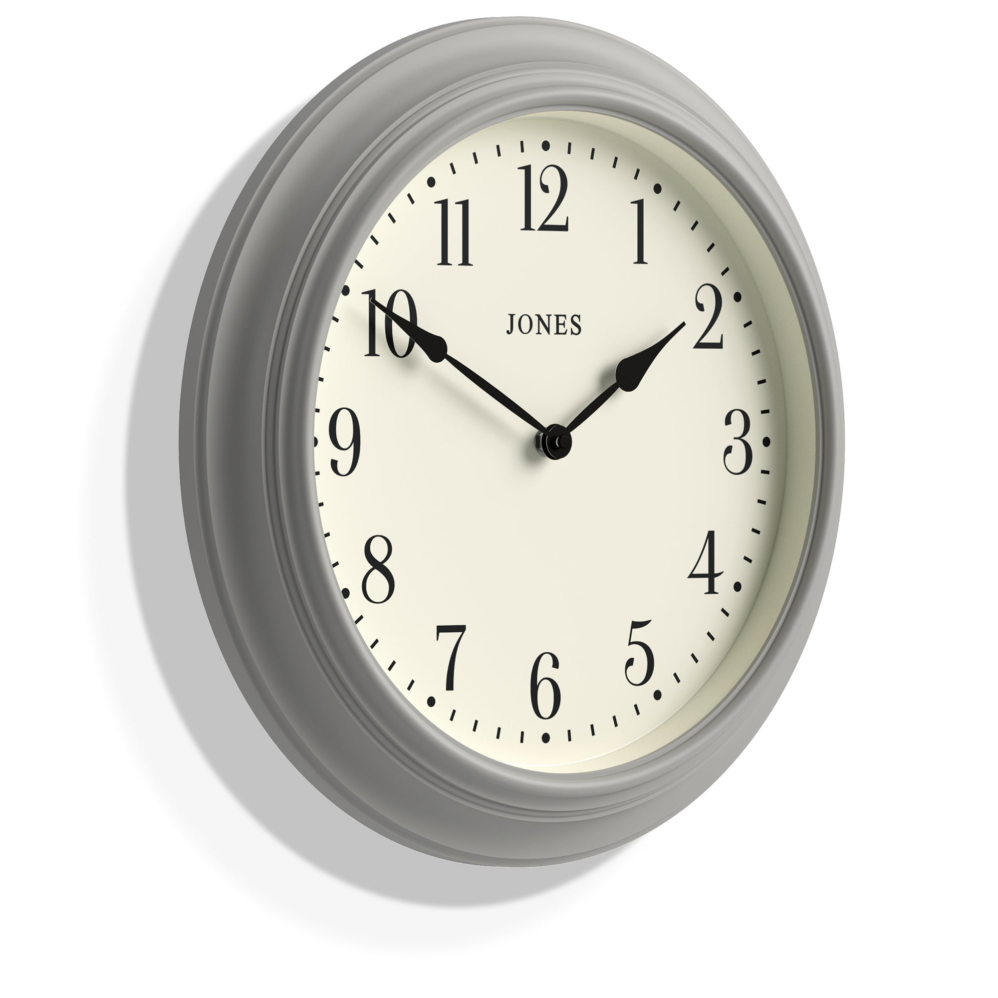 Newgate Jones Supper Club Wall Clock Cloud Grey