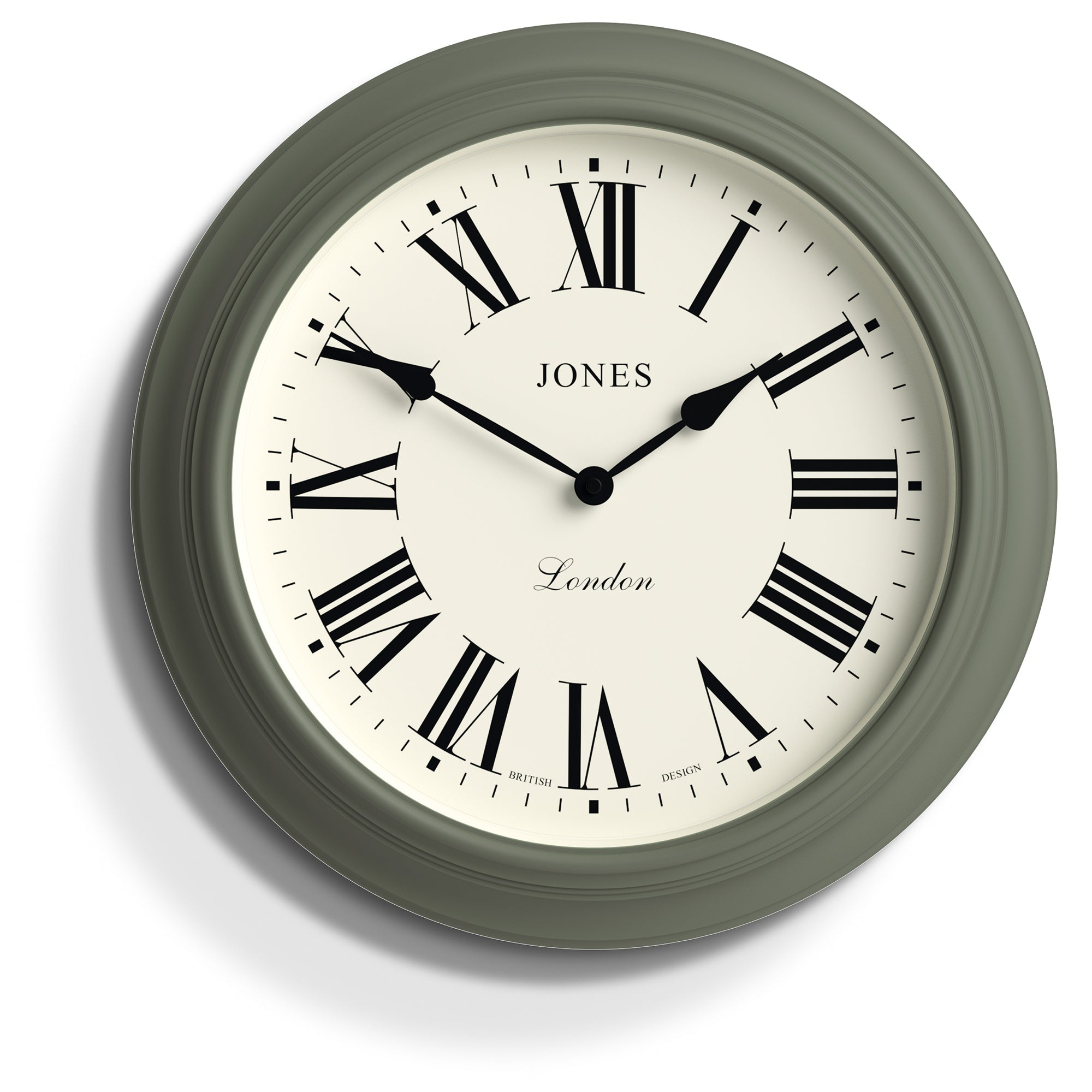 Newgate Jones Supper Club Wall Clock Moss Green