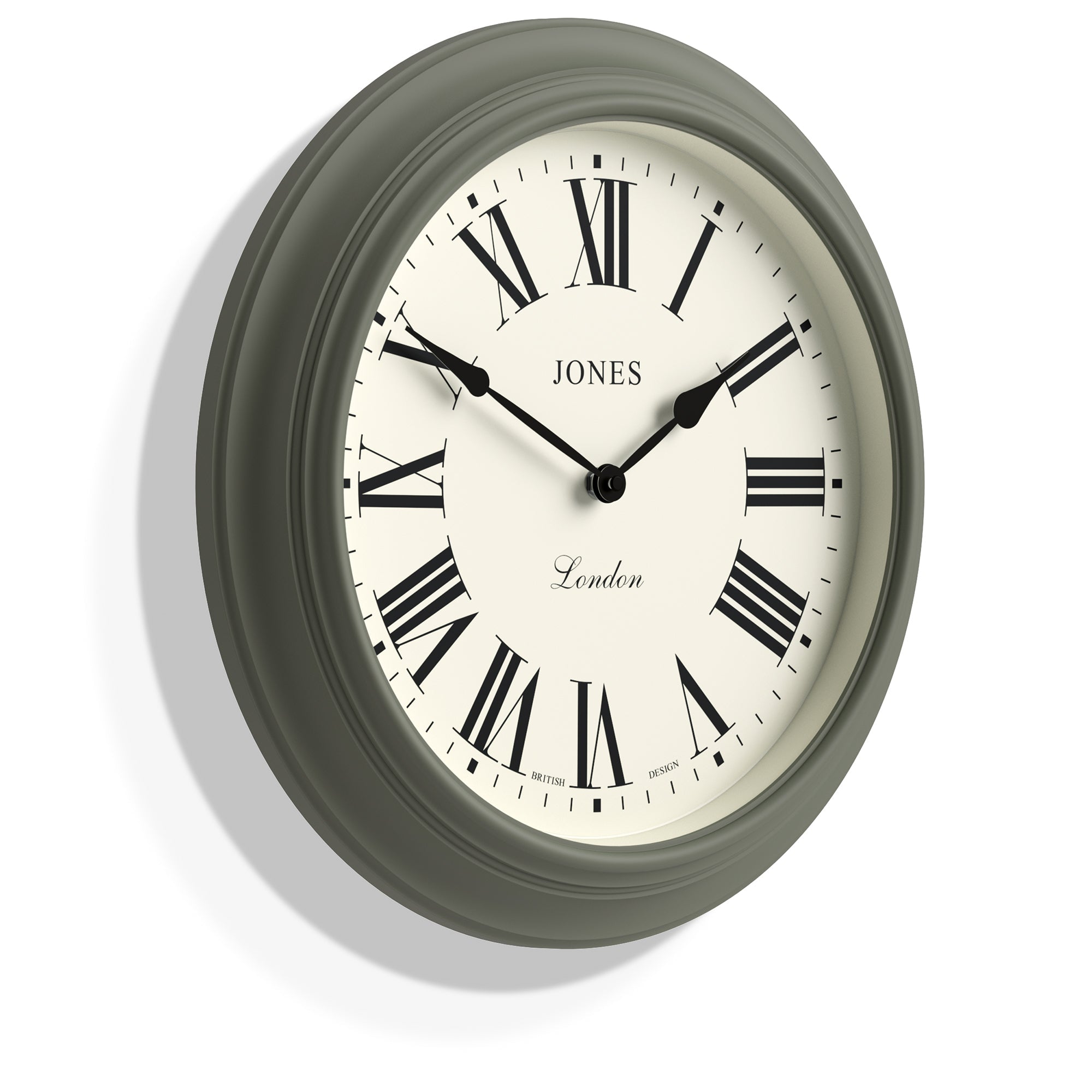 Newgate Jones Supper Club Wall Clock Moss Green