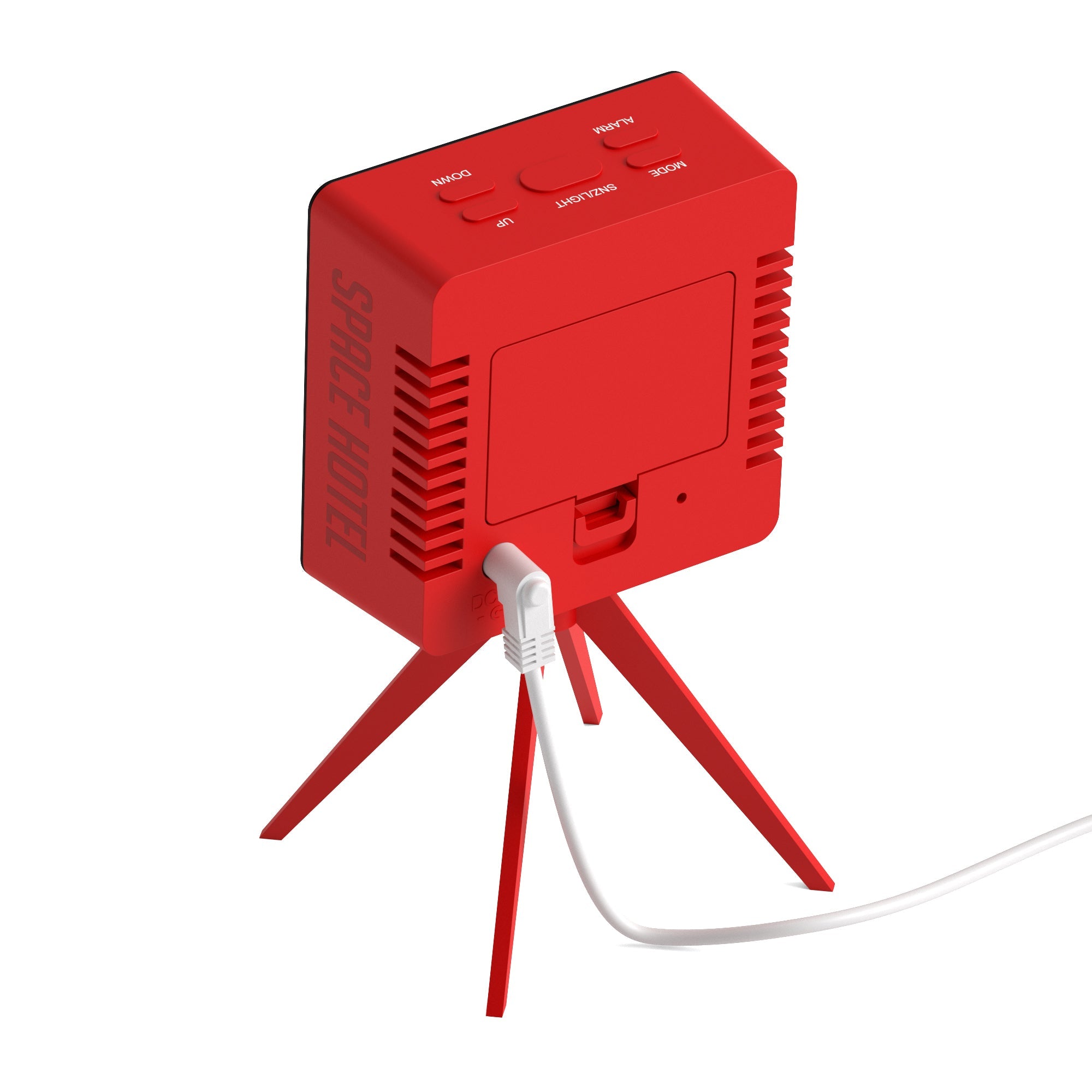 Newgate Space Hotel Droid LED Alarm Clock Red
