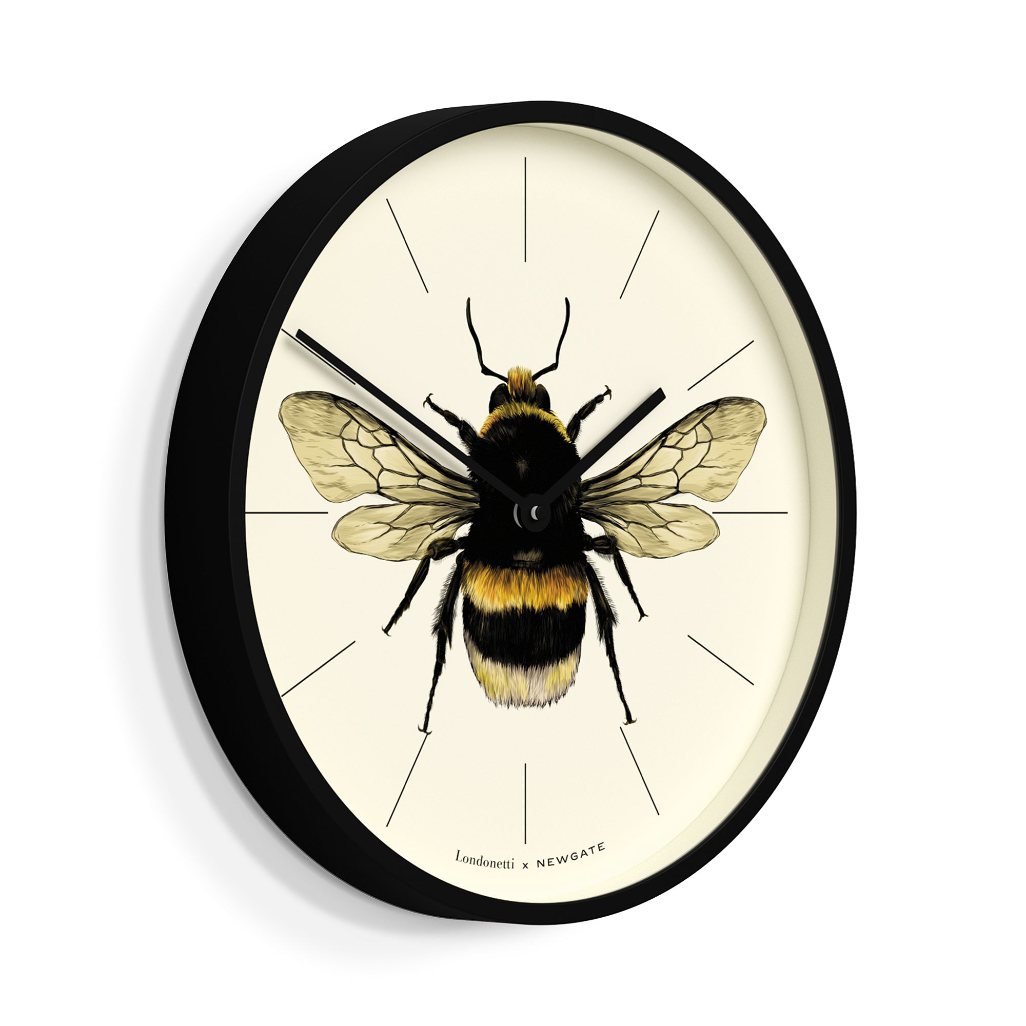 Newgate Number Three Wall Clock - Bee