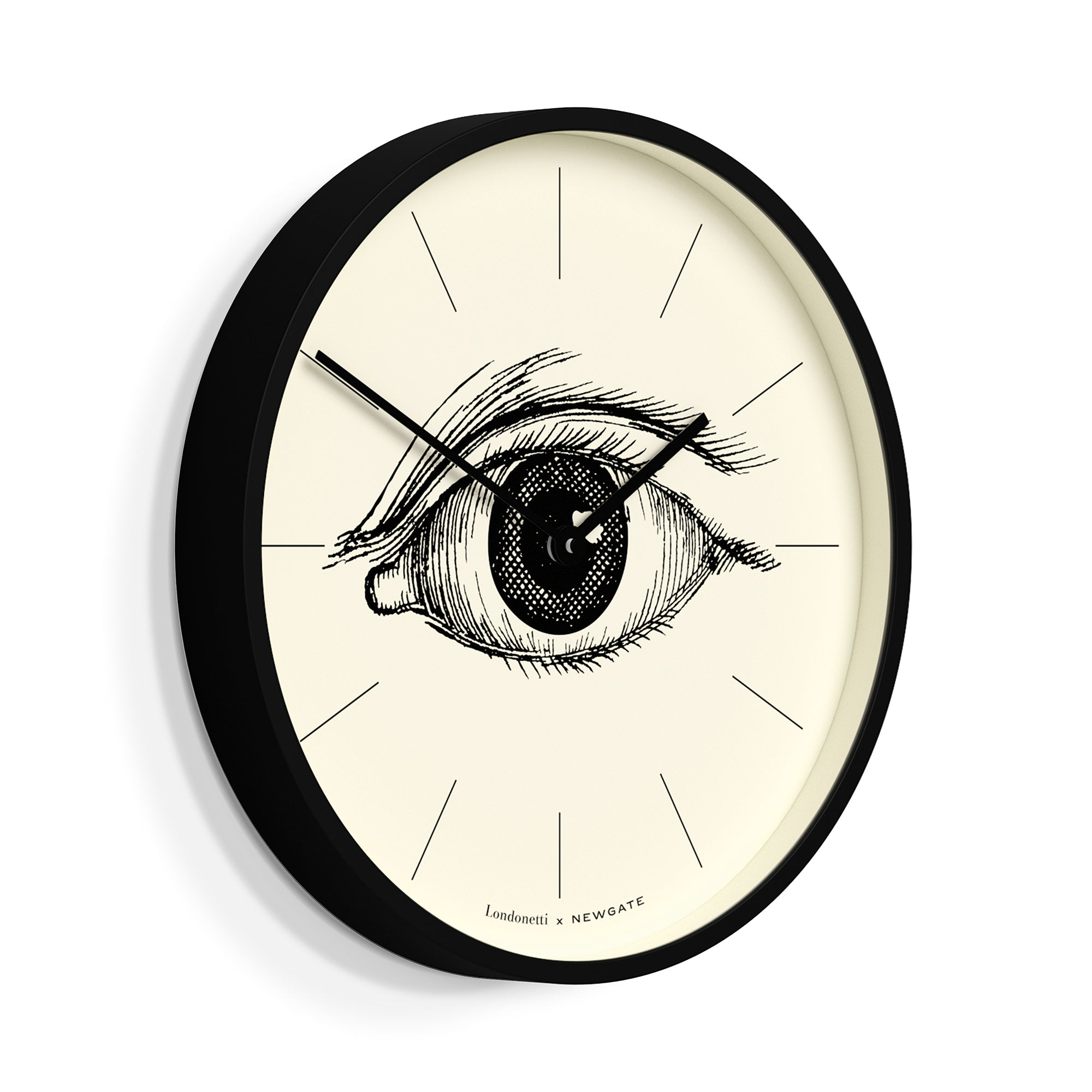 Newgate Number Three Wall Clock - Eye