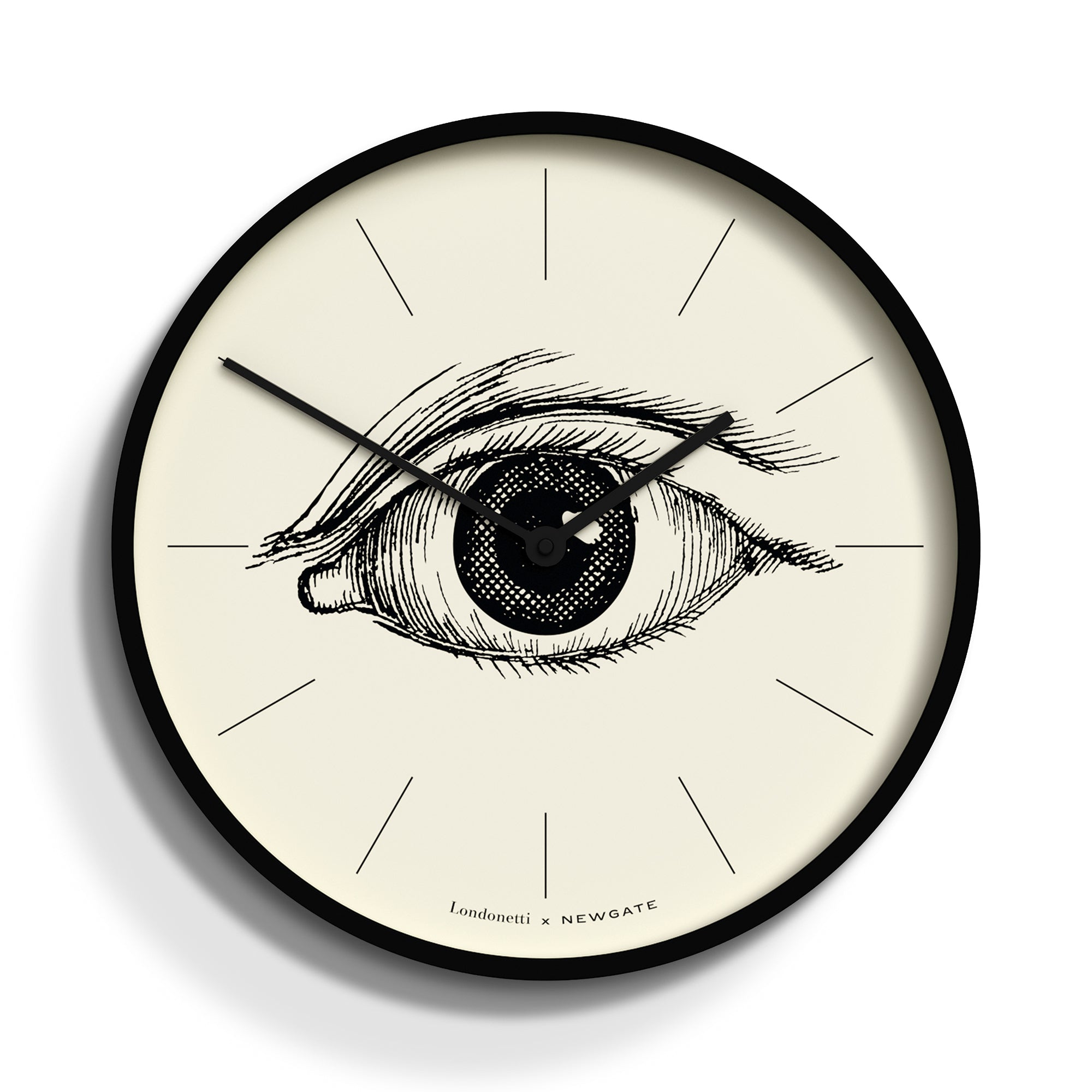 Newgate Number Three Wall Clock - Eye