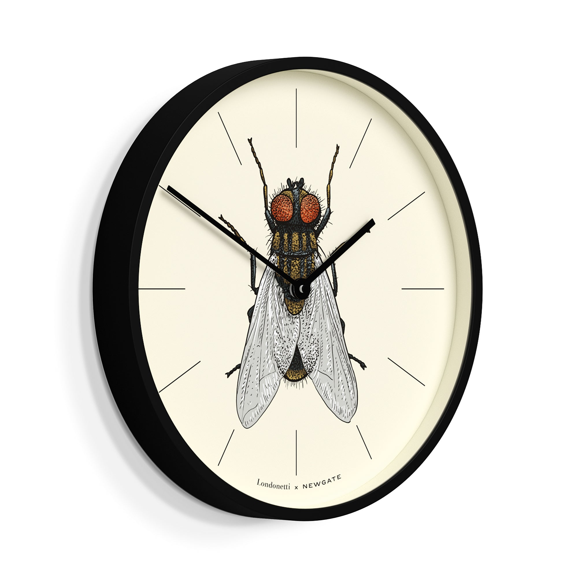 Newgate Number Three Wall Clock - Fly