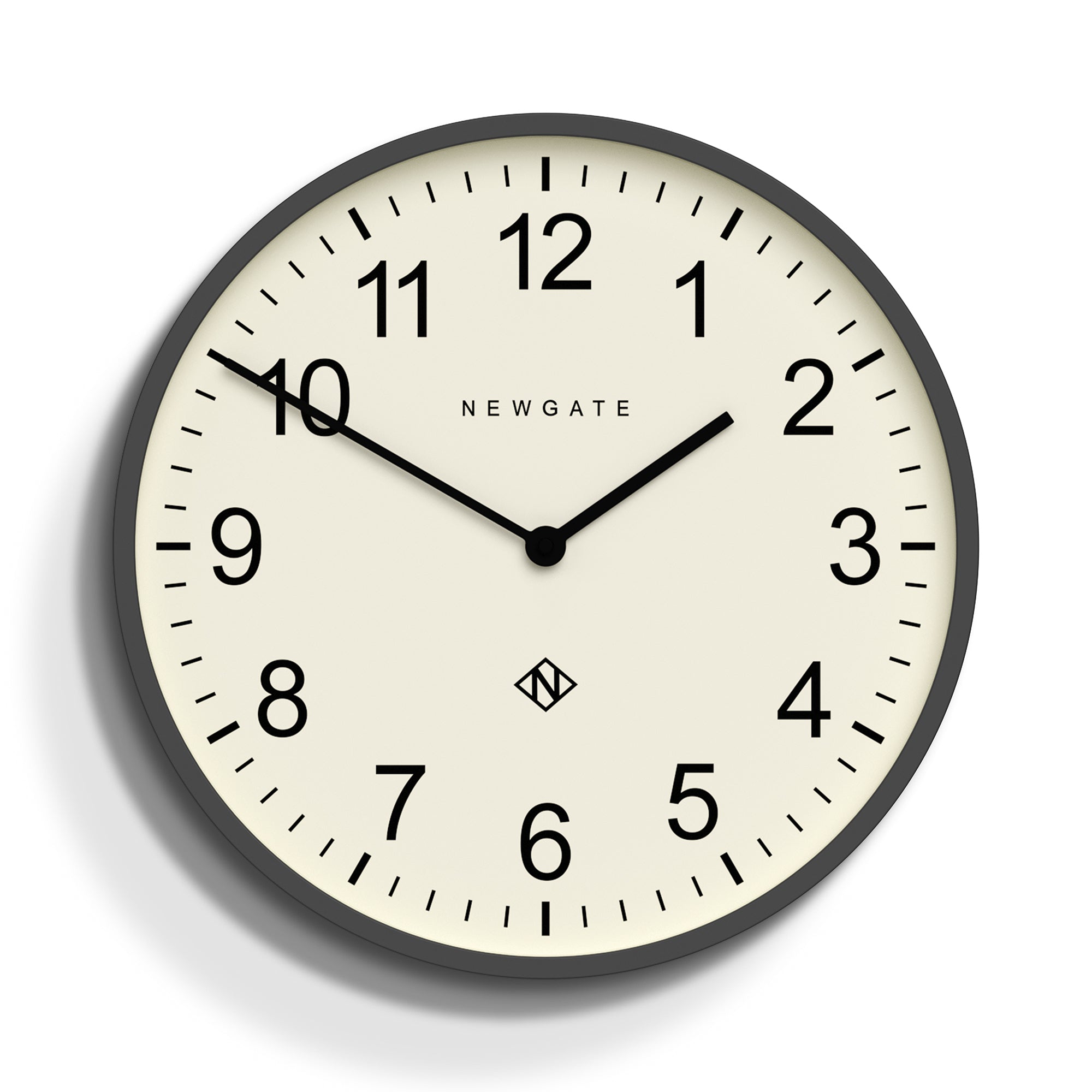 Newgate Number Three Professor Wall Clock - Grey
