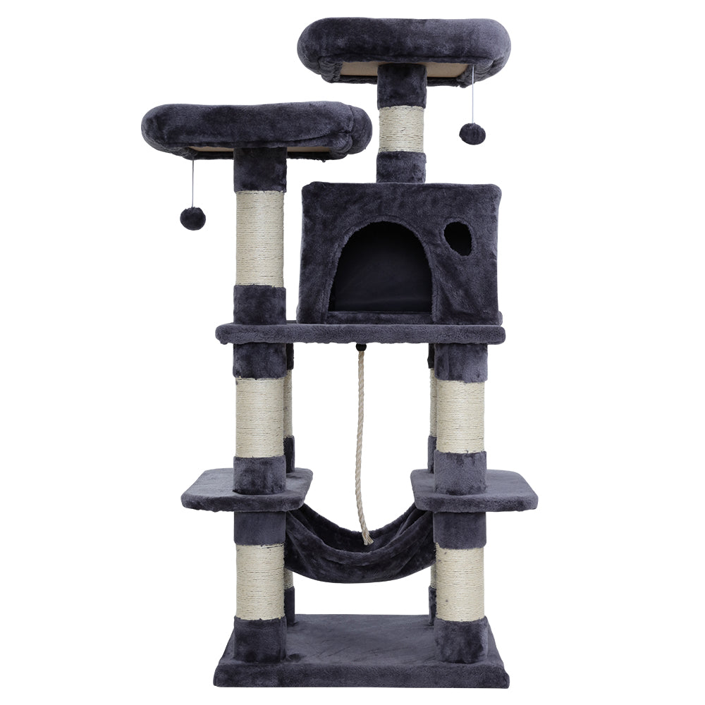 Cat Tree Trees Scratching Post Scratcher Tower 145cms