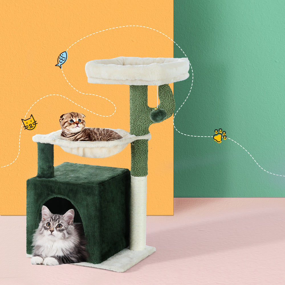 Cat Tree Tower Scratching Post Scratcher Bed Toys 78cm