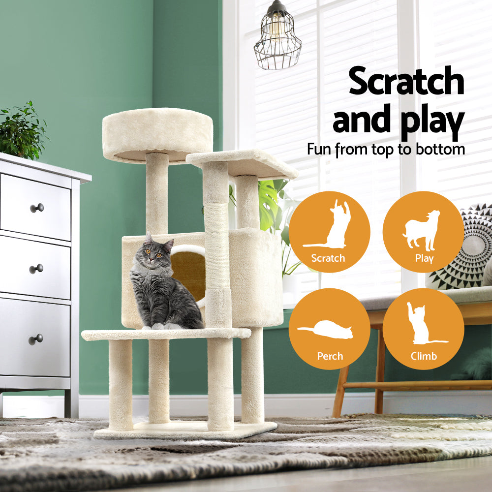 Cat Tree Tower Scratching Post Scratcher Trees 90cm