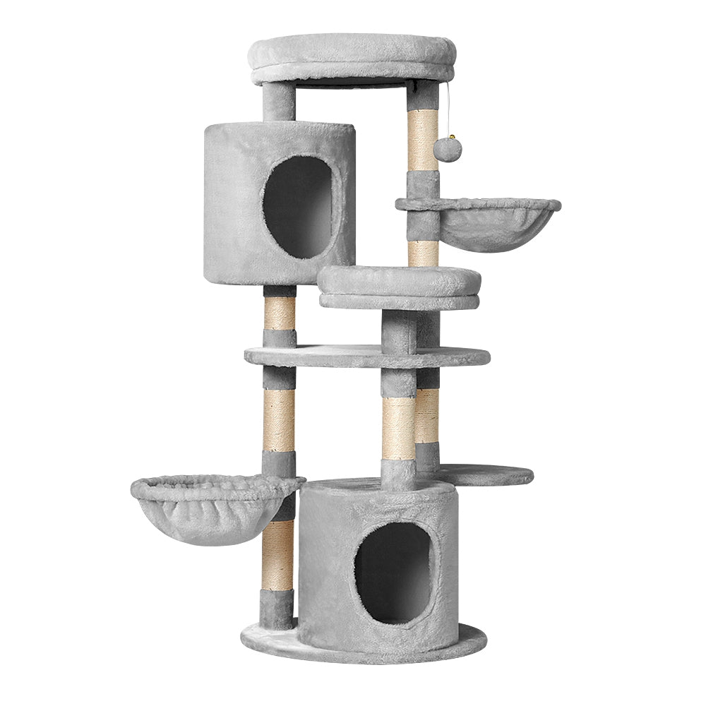 Cat Tree Tower Scratching Post Scratcher Toys Bed 123cm