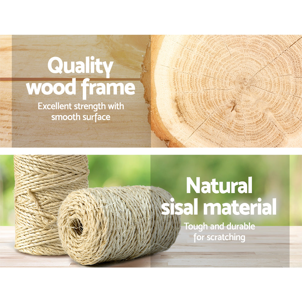 Cat Tree Scratching Post Scratcher Tower Wood 171cms