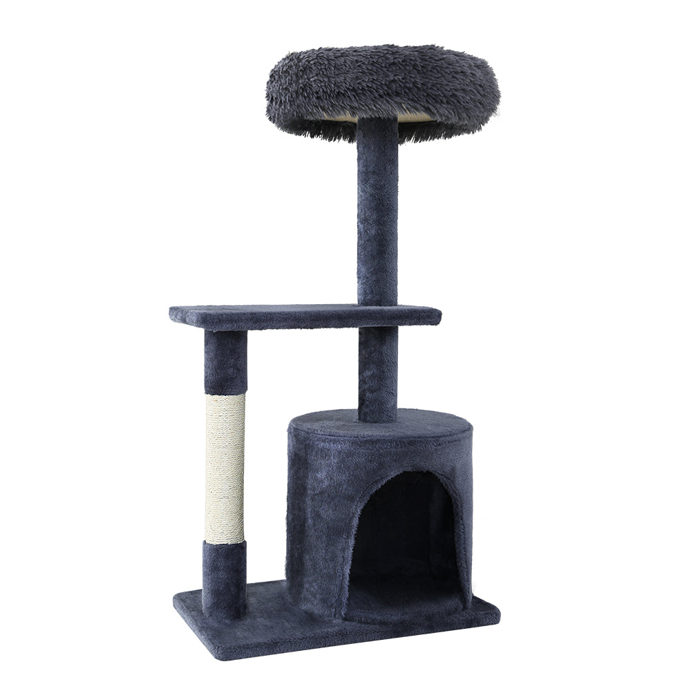 Cat Tree Scratching Post Scratcher Tower Grey 94cm