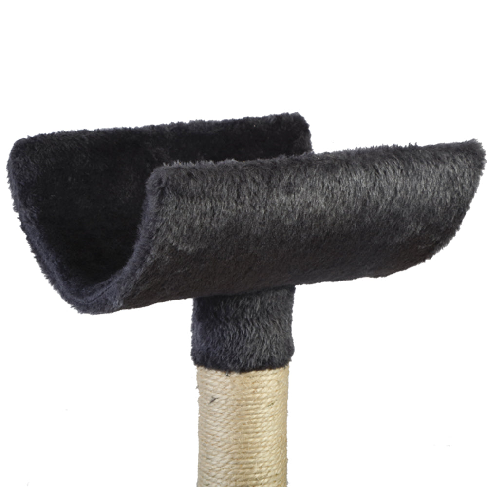 Cat Tree Scratching Post Scratcher Tower Wood 140cms