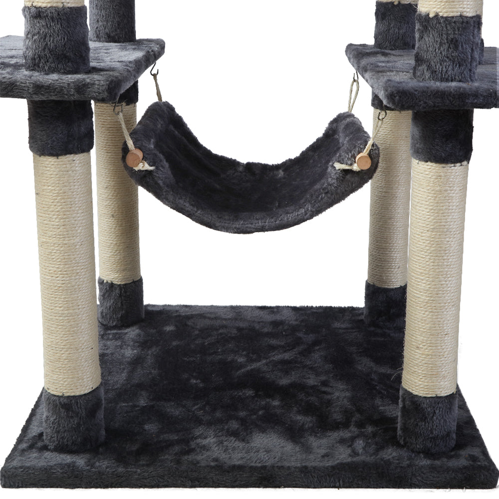 Cat Tree Scratching Post Scratcher Tower Wood 184cms