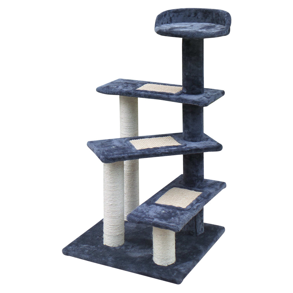 Cat Tree Scratching Post Scratcher Tower Steps 100cms