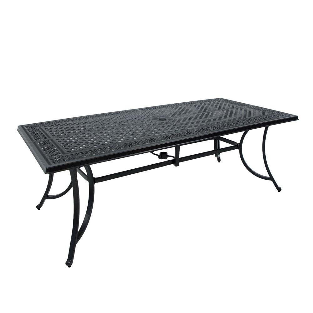 Ebony Cast Aluminium Outdoor Dining Table