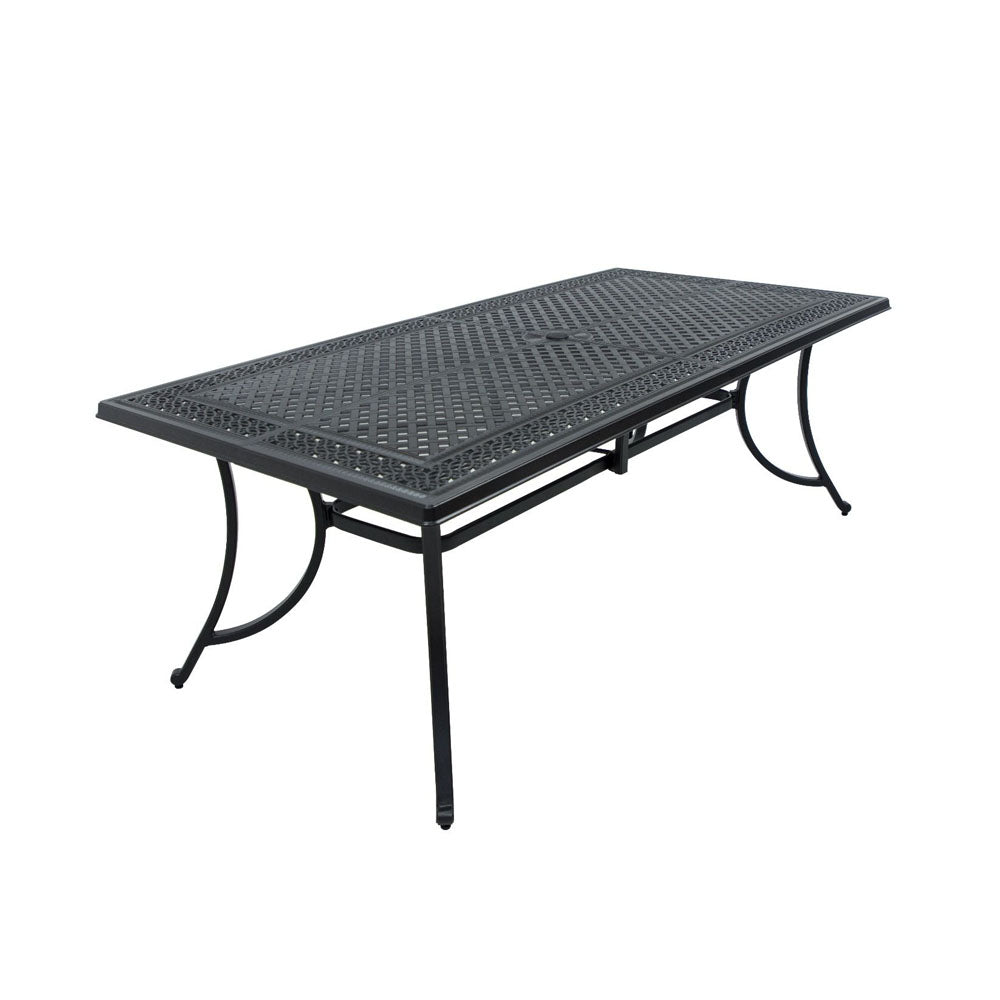 Ebony Cast Aluminium Outdoor Dining Table