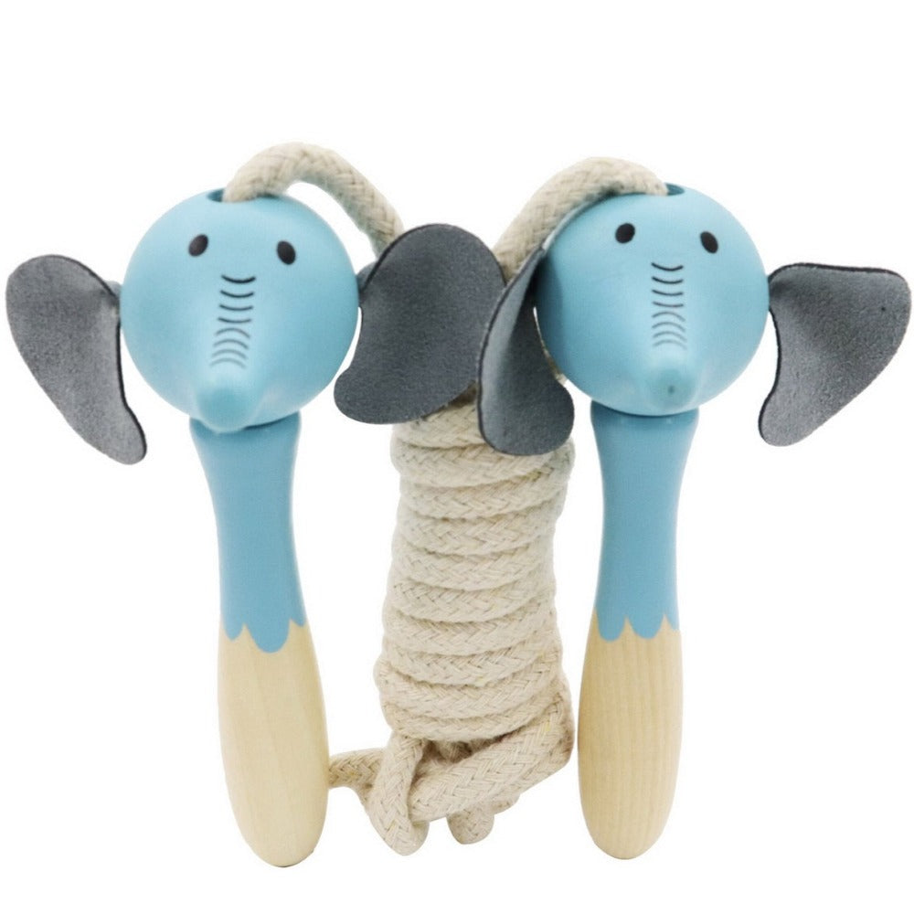 Jungle Animal Wooden Skipping Ropes Pack of 4