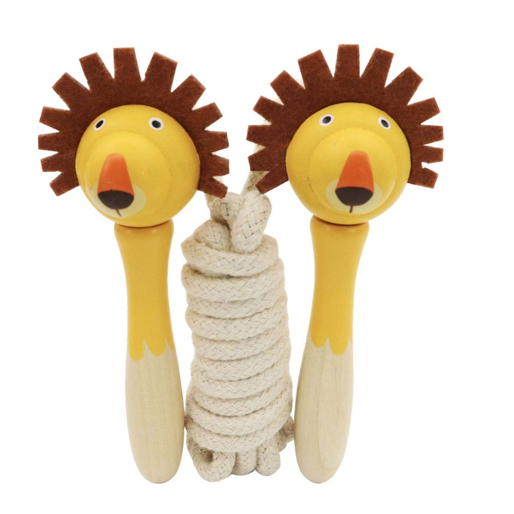 Jungle Animal Wooden Skipping Ropes Pack of 4