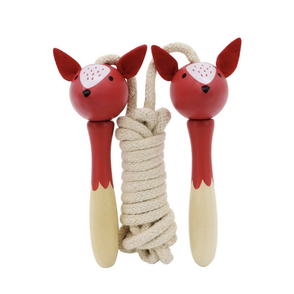 Wooden Skipping Rope Jungle Animal (Sent At Random)
