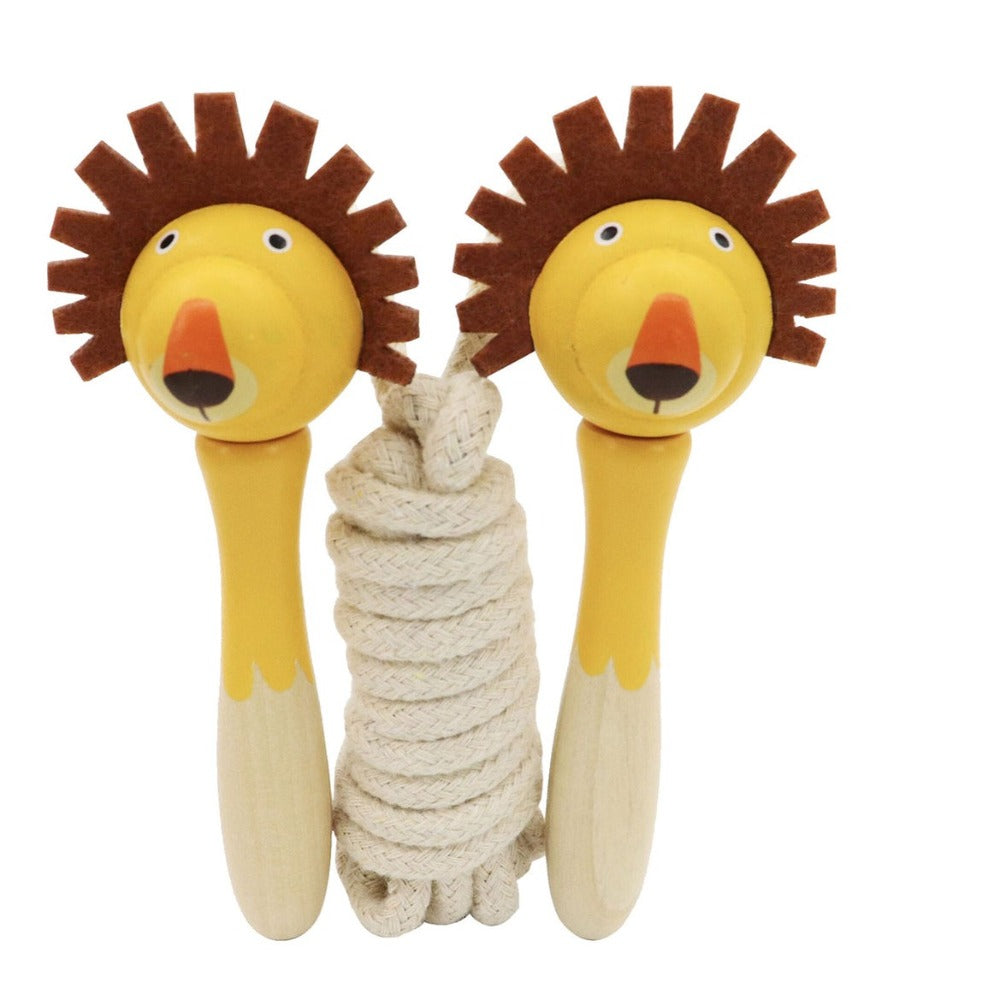 Wooden Skipping Rope Jungle Animal (Sent At Random)