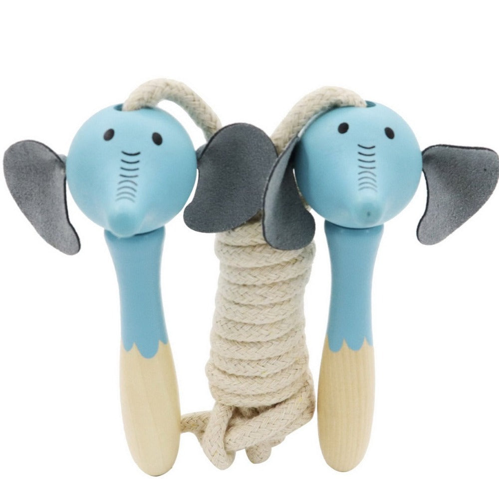 Wooden Skipping Rope Jungle Animal (Sent At Random)