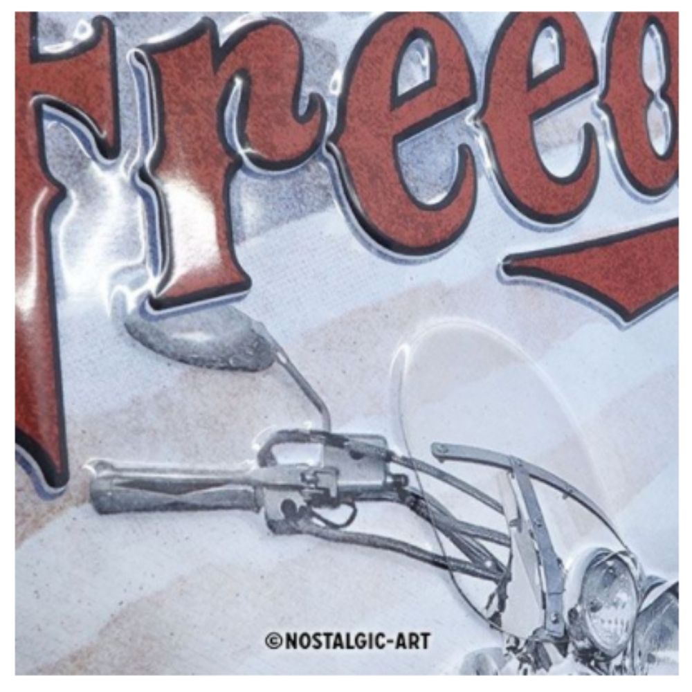 Route 66 The Road Of Freedom Metal Sign