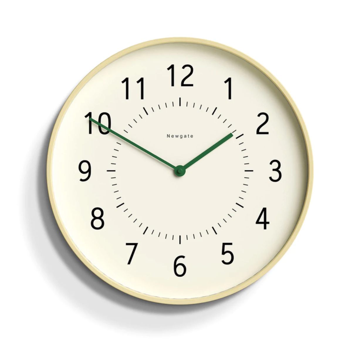 Newgate Monopoly Wall Clock With Green Hands