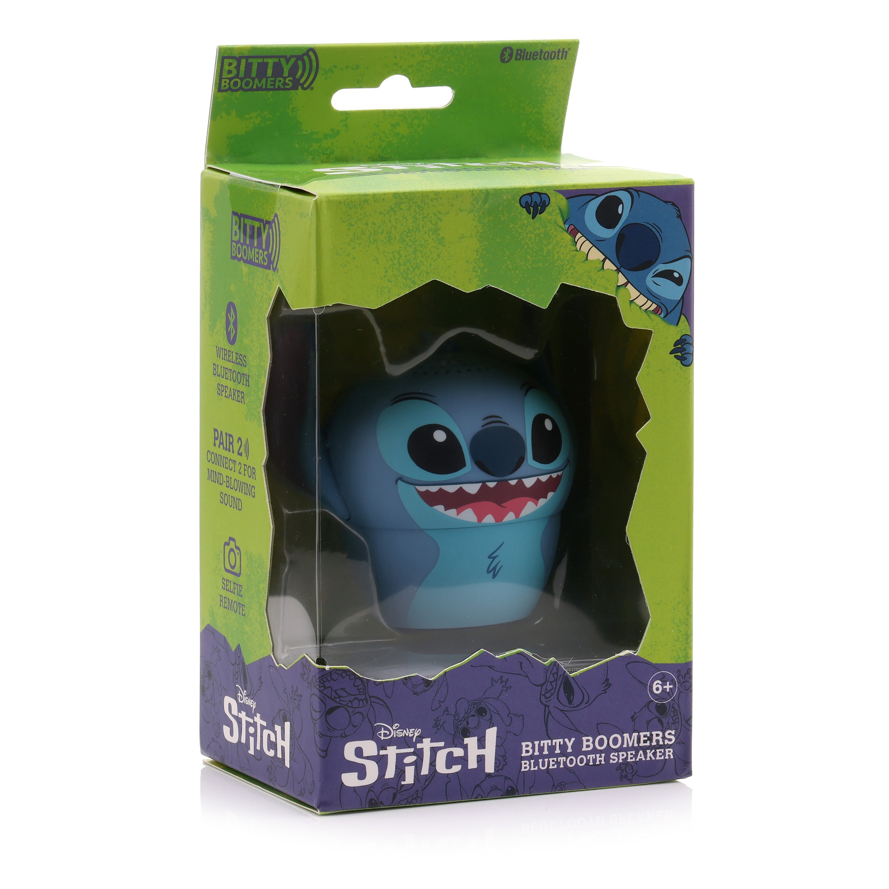 Disney Bitty Boomers Stitch Ultra-Portable Bluetooth Speaker