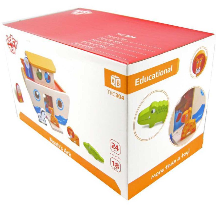 Kids Noah'S Ark Wooden Playset