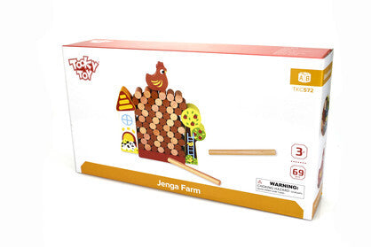 Jenga Wooden Farm Game