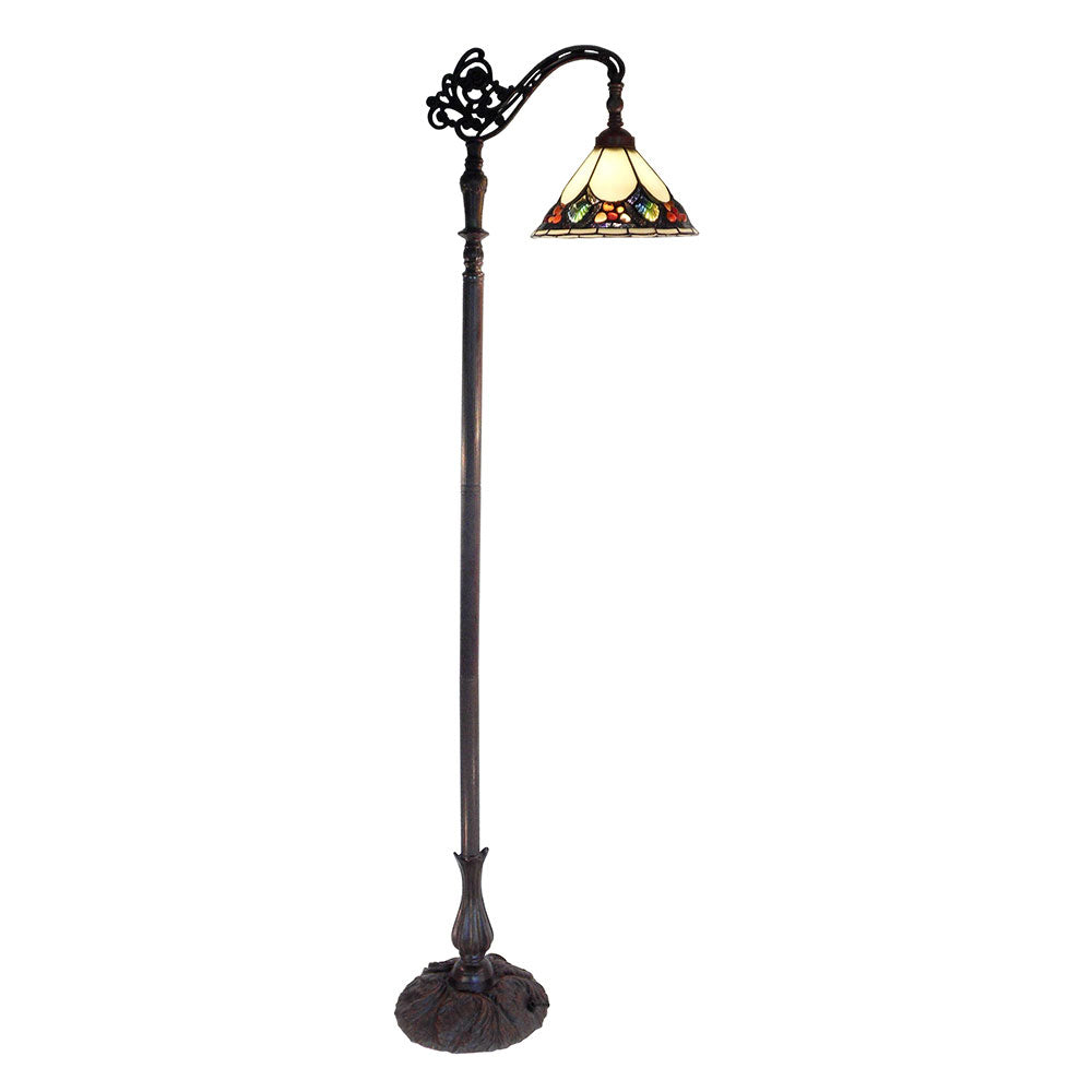 Tansy Tiffany Style Table Lamp - Multi