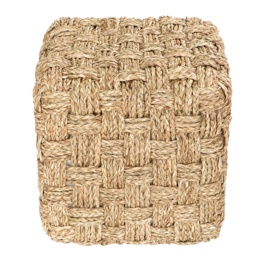Square Seagrass Ottoman