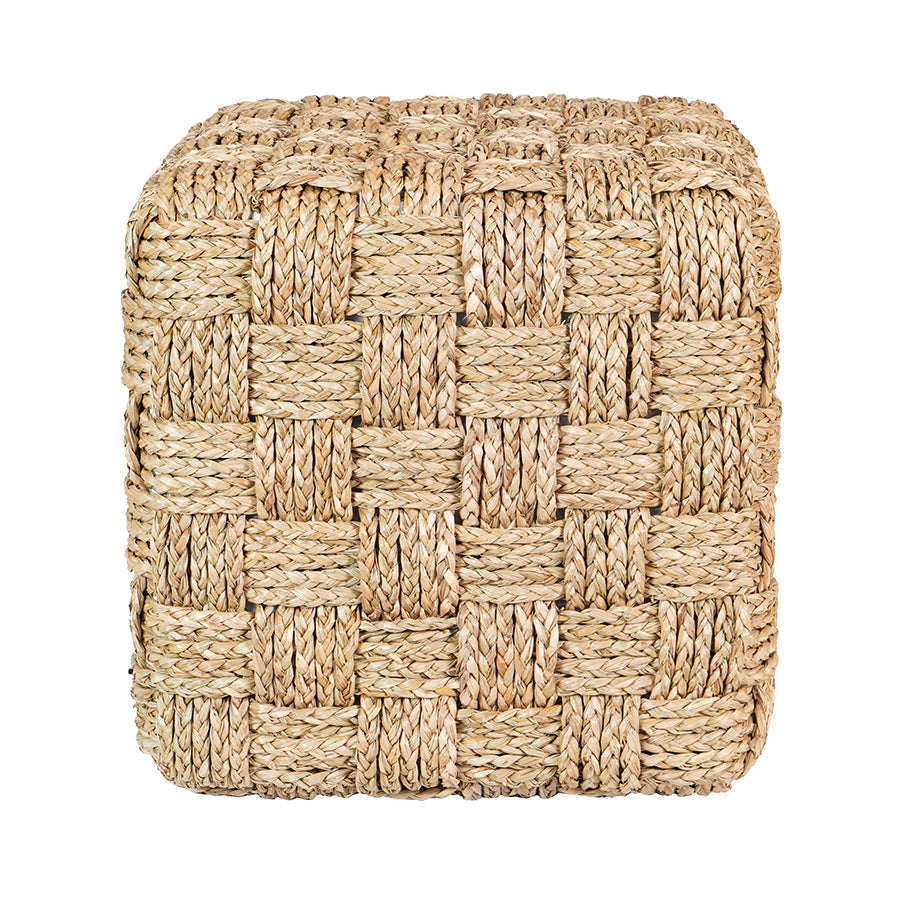 Square Seagrass Ottoman