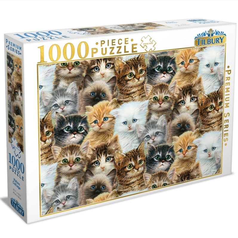 Kitten Collage 1000 Pieces Jigsaw Puzzle