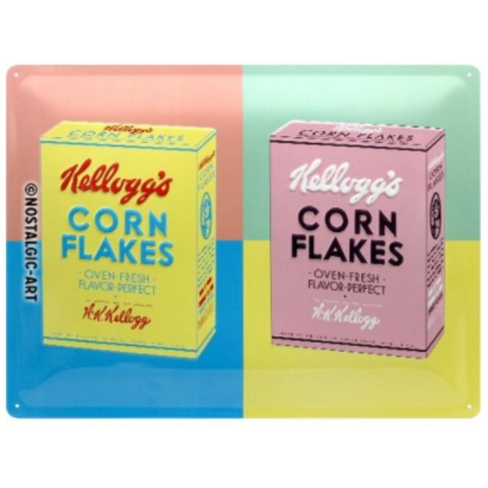 Kellogg's Packaging Pop Art Metal Sign