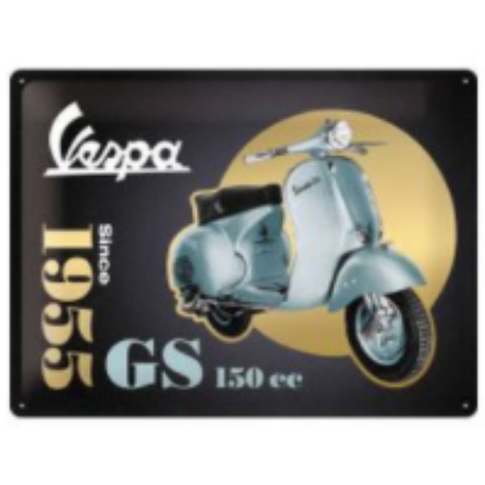 Vespa GS 150CC Since 1955 Metal Sign