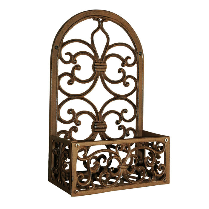 Wall Hanging Cast Iron Plant Holder