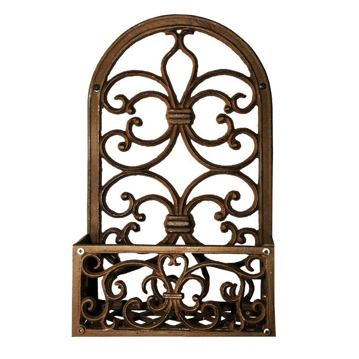 Wall Hanging Cast Iron Plant Holder