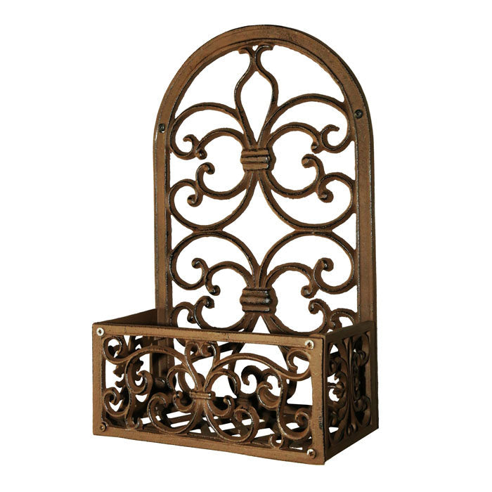Wall Hanging Cast Iron Plant Holder