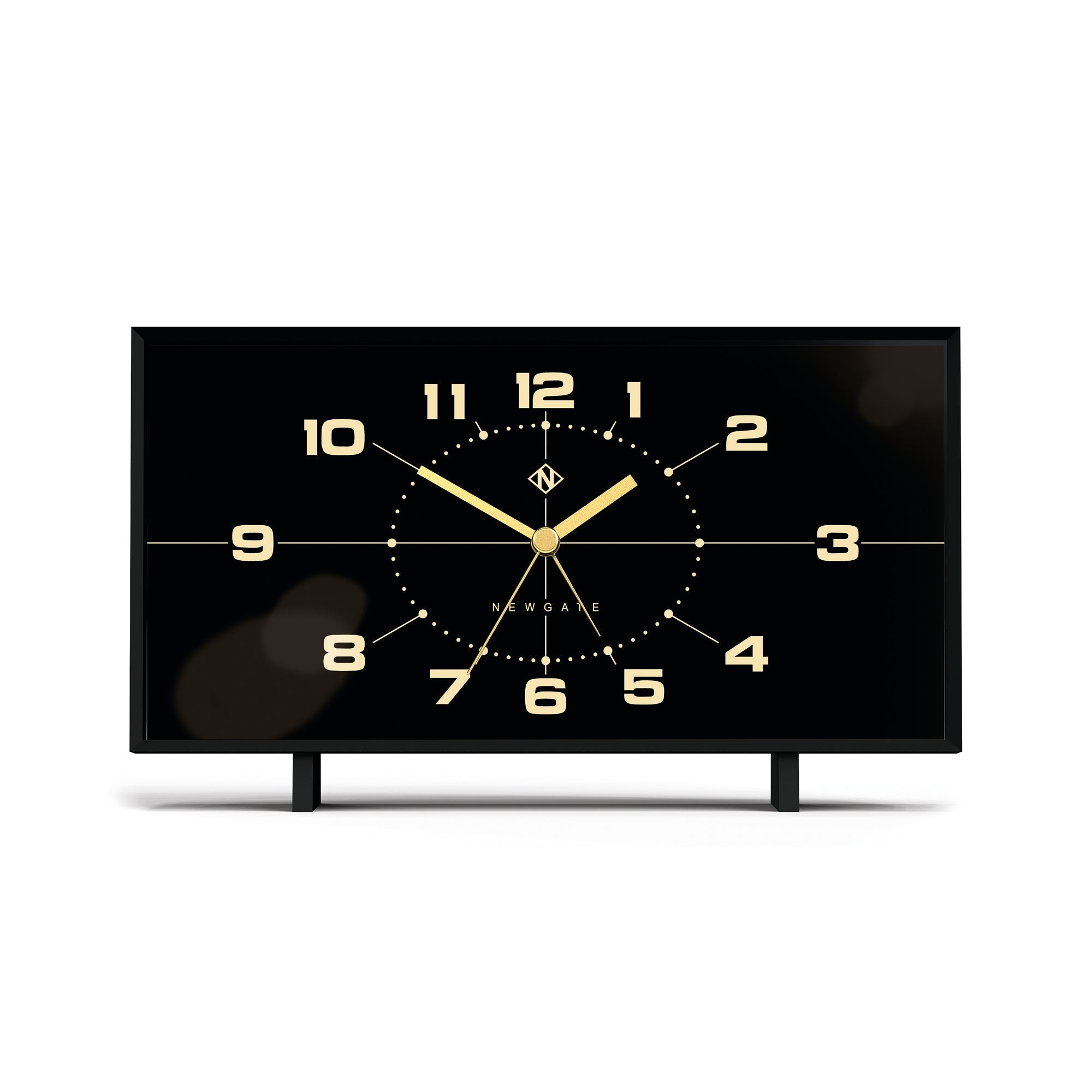 Newgate Wideboy Alarm Clock Black Face