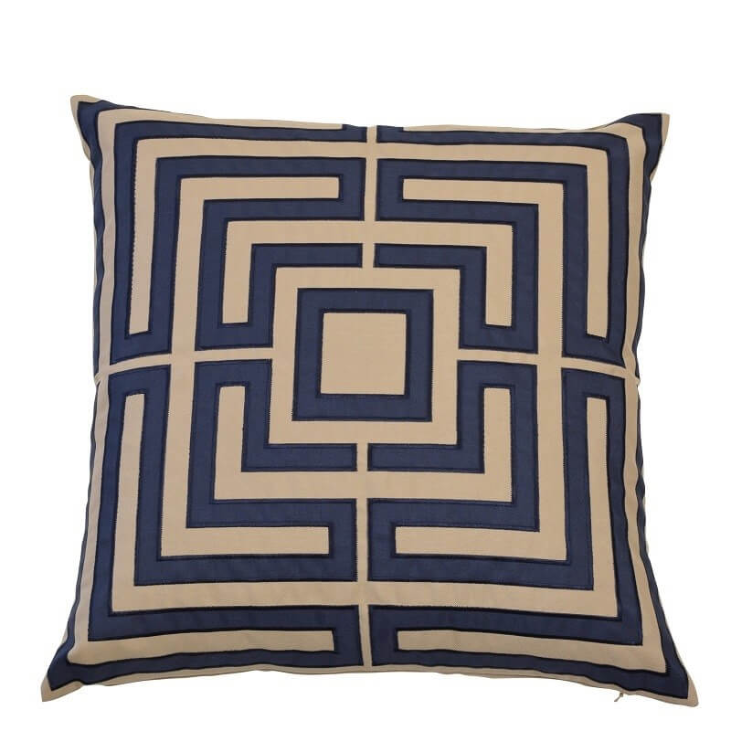 Maze Pattern 50x50cm Indoor/Outdoor Cushion Cover (Available in 2 Colors)