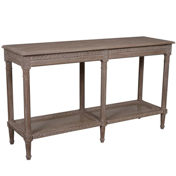 Polo Rattan Base LONG Console Table (Choose from 3 Colours)