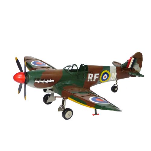 1941 Supermarine Spitfire RF-M Plane Metal Decor (Available in 3 Sizes)