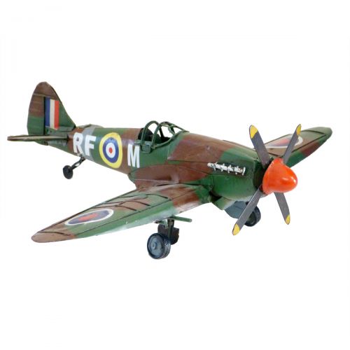 1941 Supermarine Spitfire RF-M Plane Metal Decor (Available in 3 Sizes)