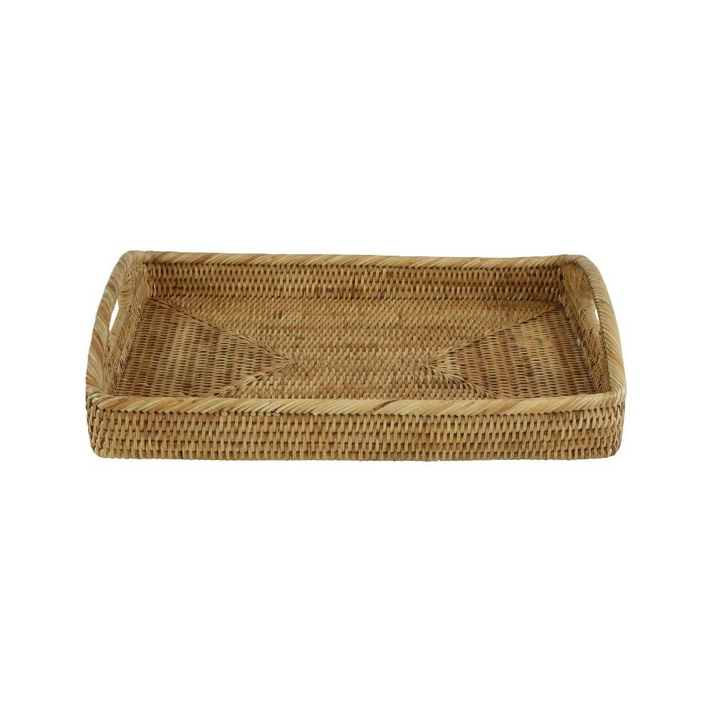 Chic Rattan Rectangle Serving Tray (Available in 2 Sizes)