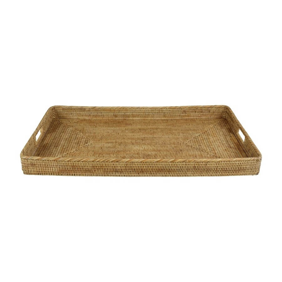 Multipurpose Rattan Serving Tray - Rectangle (Available in 3 Sizes)