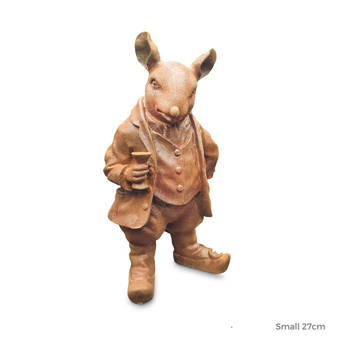 Outdoor Cast Iron Rat Statue (Available in 2 Sizes)