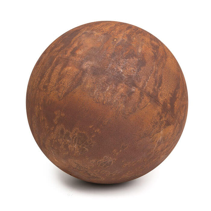 Rusty Metal Outdoor Decorative Ball (Available in 3 Sizes)