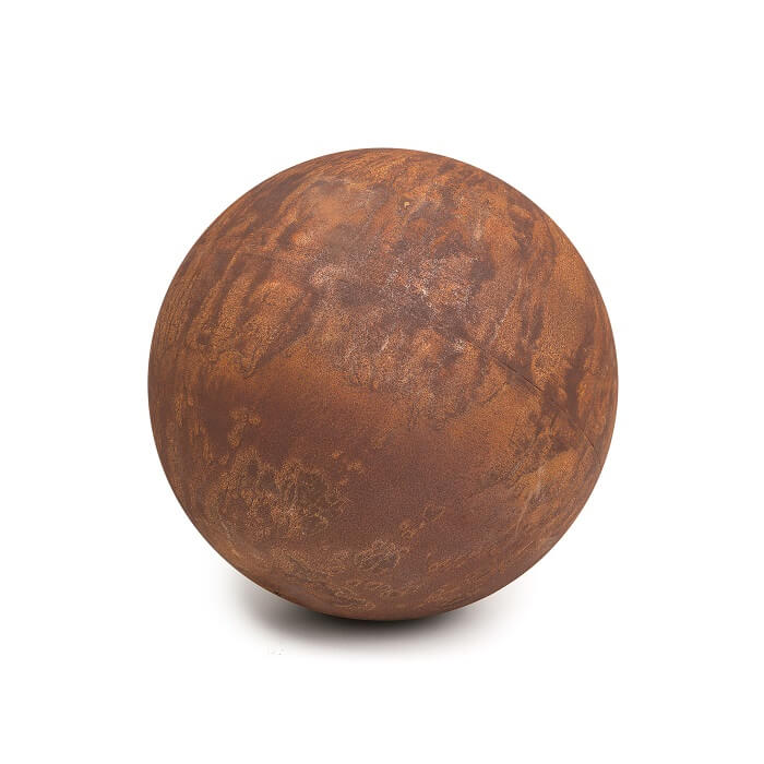 Rusty Metal Outdoor Decorative Ball (Available in 3 Sizes)